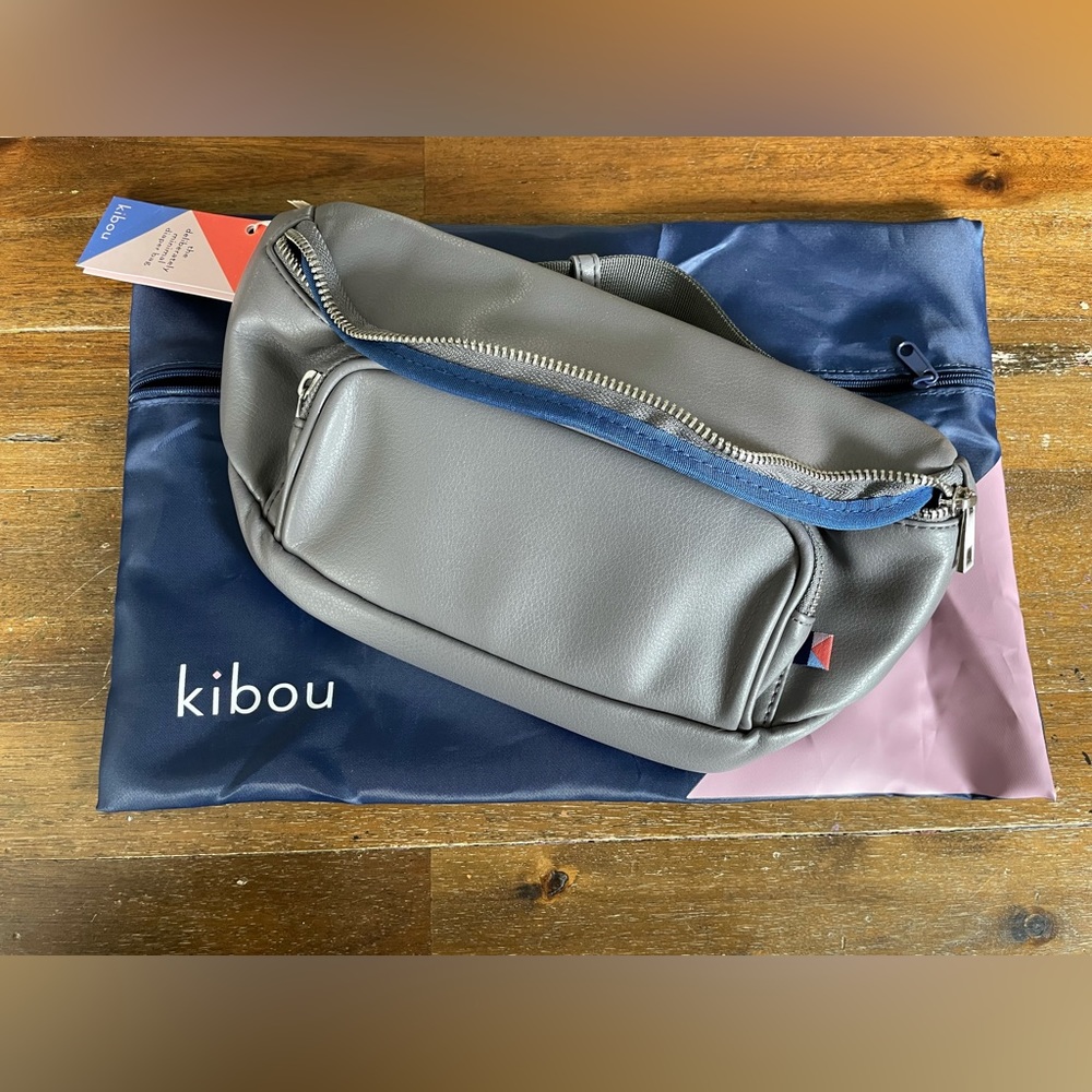 Kibou Faux Leather Diaper Belt Bag